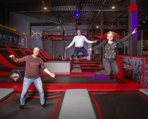 Ondernemersechtpaar Kramer springt vol in trampolinetrend