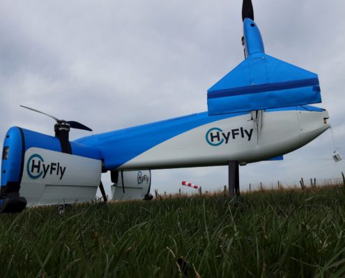 HyFly zet eerste succesvolle stappen met waterstofdrone